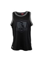 Polera Colo Colo Urbano tank ""Escudo Gris"" Negra