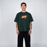 Polera WhatUp Flame Logo Green