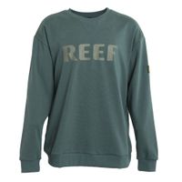 Poleron Men Crew Green Logo Front