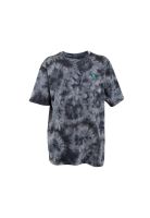 Polera Manga Corta Tie Dye Black Grey Green