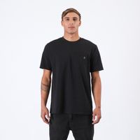 Polera Nixon Men Pocket Black Grey