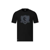 Polera Colo Colo Urbano Negro Escudo Gris