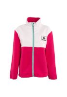 Poleron Women Sherpa Fucshia White