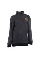 Poleron Women Crew Black White