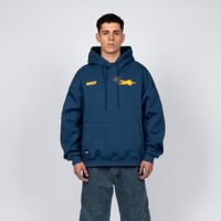 Polerón WhatUp Blue Logo Back