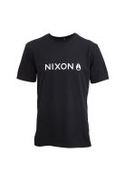 Polera Black Logo White Nixon