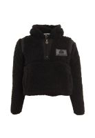 Sherpa Crop Kids All Black