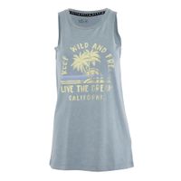 Polera Kids Musculosa Grey Palm