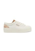 Zapatilla 2631 Calfhair Det White Avorio Leopard