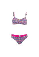 Bikini Purple Flowers Print