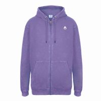 Polerón Nixon Men Full Zipper Crocodile Light Purple