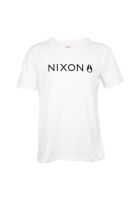 Polera Blanca Logo Negro Nixon