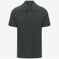 Polera K-Way Men Amedee Pique Green Blackish