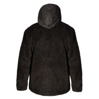 Poleron Sherpa Men Mid Zip All Black