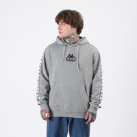 Polerón Kappa Men Hoodie Banda Grey Omini Black