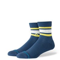 Stance Socks Icon Deep Teal Yellow White