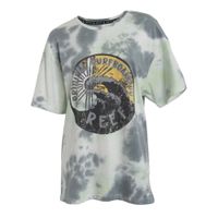 Polera Women Oversize Tie Dye Blue