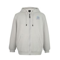 Poleron Full Zipper Kids Reef Grey