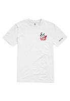 Polera Go Skate White Red
