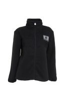 Poleron Women Zipper Sherpa Black