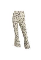 Pantalon Print Beige