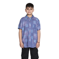 Camisa Reef Kids Azul Figuras