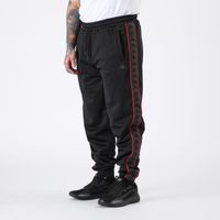 Pantalon Kappa Men Black Banda Black Red