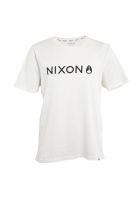 Polera Men White Black Logo Front