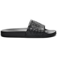 Sandalia 1908 Slides Woven Leather Black Superga