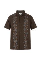 Camisa Rincon Velvet Brown Hurley