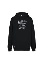 Polerón Colo Colo Urbano Hoodie ""Mi Abuelo, Mi Padre y Yo"" Negro