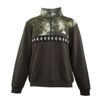 Poleron Men Half Zip Dark Green