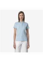 Polera K-Way Women Amedea Pique Blue Baby