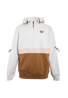 Poleron Men Block Half Zip Cream