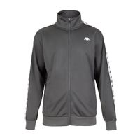 Chaqueta Full Zipper Men Gray White