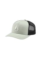 Jockey Iconed Trucker Hat Moss Mist Black