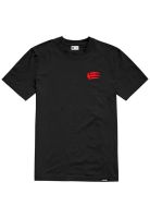 Polera Joslin SS Tee Black Red Etnies