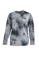 Polera Men Long Sleeve Tie Dye Grey Black