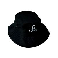 Sombrero Creamfield Bucket Black White One Size 20 años