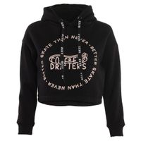 Poleron Kids Crop Top Print Black