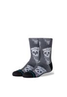 Stance Sock Kids Pizza Face White Black