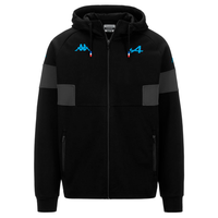 Chaqueta Kappa Men Supporter Adorfeo ALPINE F1 Black Grey Light Blue