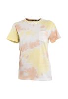 Polera Tie Dye Yellow Bolsillo