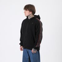 Polerón Kappa Men Full Zipper Black Banda Black