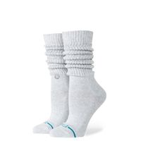 Stance Socks Women Icon Slouch Crew Heather Grey