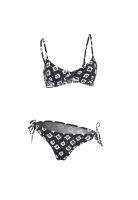 Bikini 05 Negro Figuras Blancas Reef