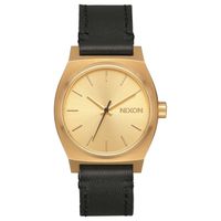Reloj Medium Time Teller DoradoNegro Nixon