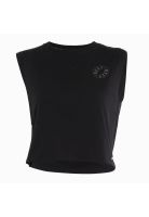 Polera Kids Crop Top Black