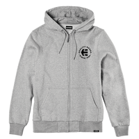 Poleron Men Zipper Since 1986 Hoodie Grey Heather