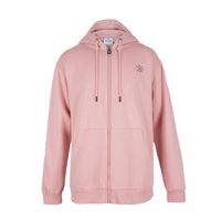 Poleron Men Full zipper Pink Dark Cross